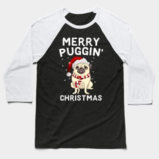 Merry Puggin' Christmas Baseball T-Shirt